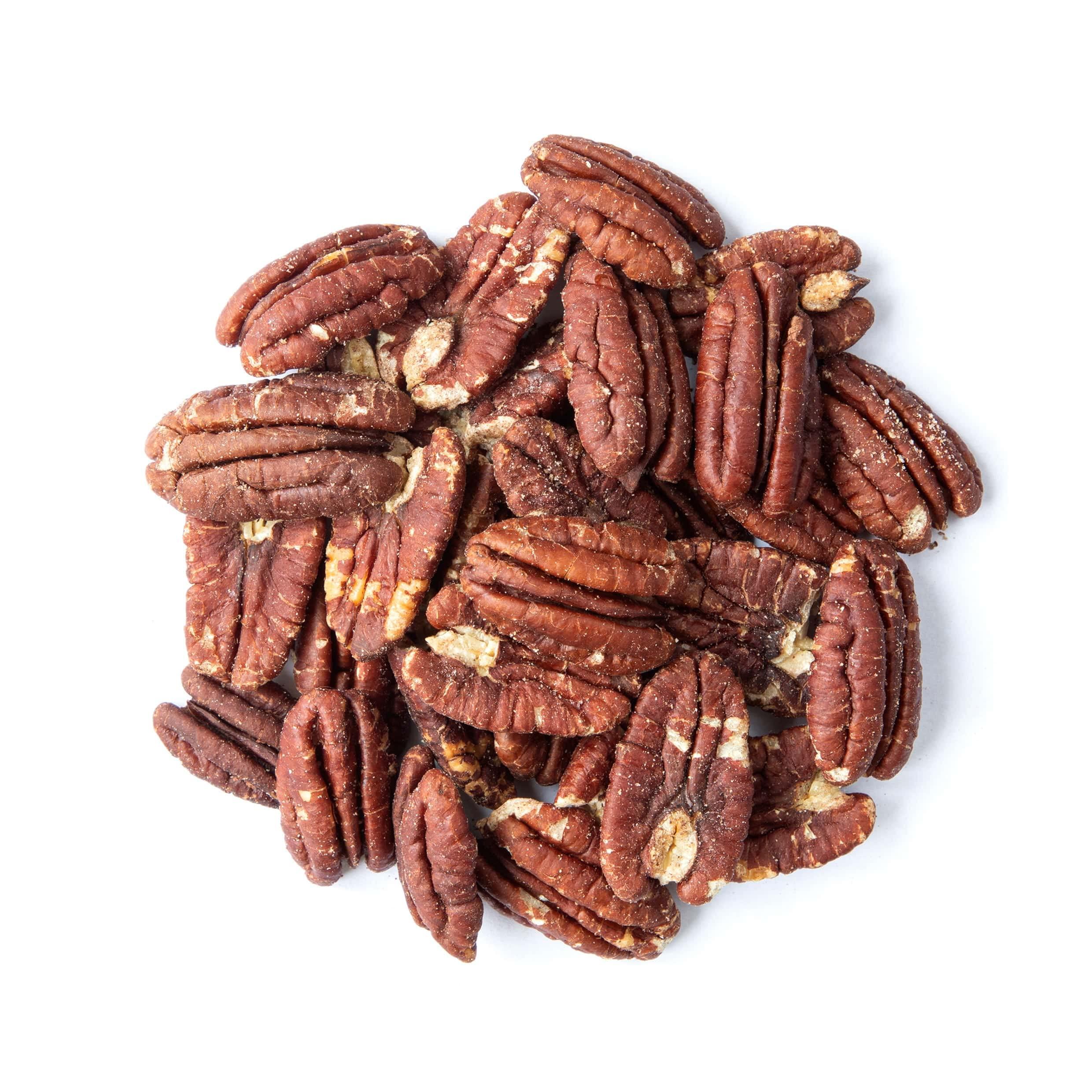 Food to Live Food to Live Dry Roasted Pecan Halves with Himalayan Salt, 8 Oz Oven Roasted Lightly Salted Nuts, No Oil Added, Vegan Snack, Kosher, Keto. Good Source of Protein and Fiber. Great for Salads