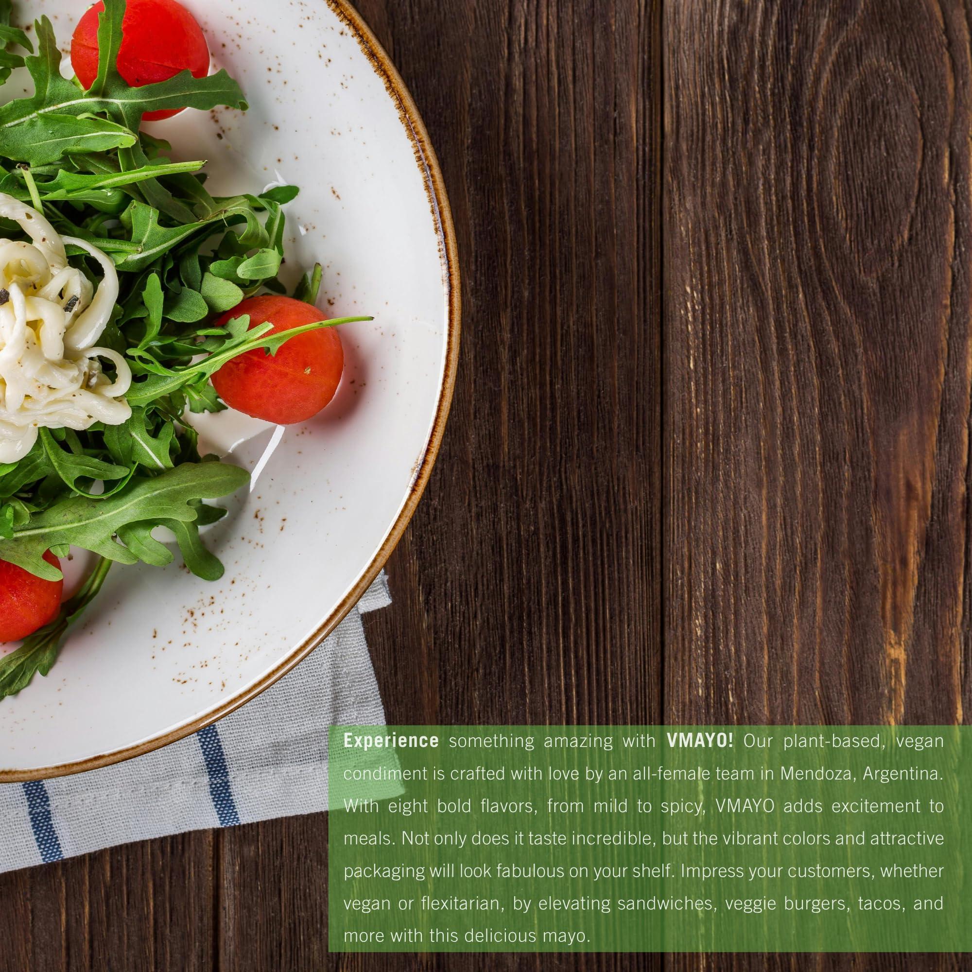 NIUKE NIUKE VMAYO Basil Vegan Mayo - Chickpea-Powered, Herbaceous & Creamy, 9.52 oz, 6 Pack