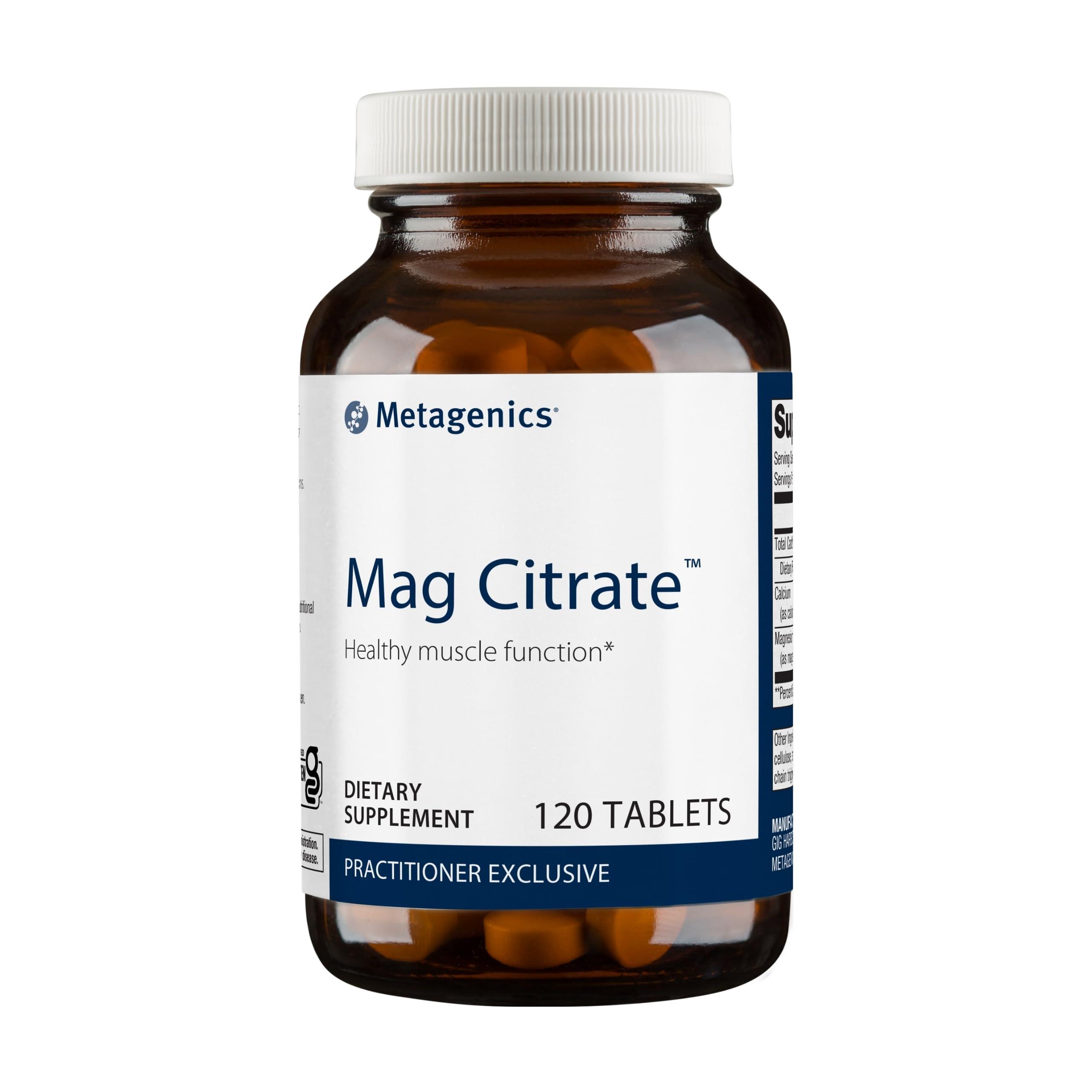Metagenics Metagenics Bundle - Mag Citrate & Ultra Potent-C 1000-120 Count of Mag Citrate for Muscle & Bone Health Support - 90 Tablets of Ultra Potent-C 1000 for Immune Support