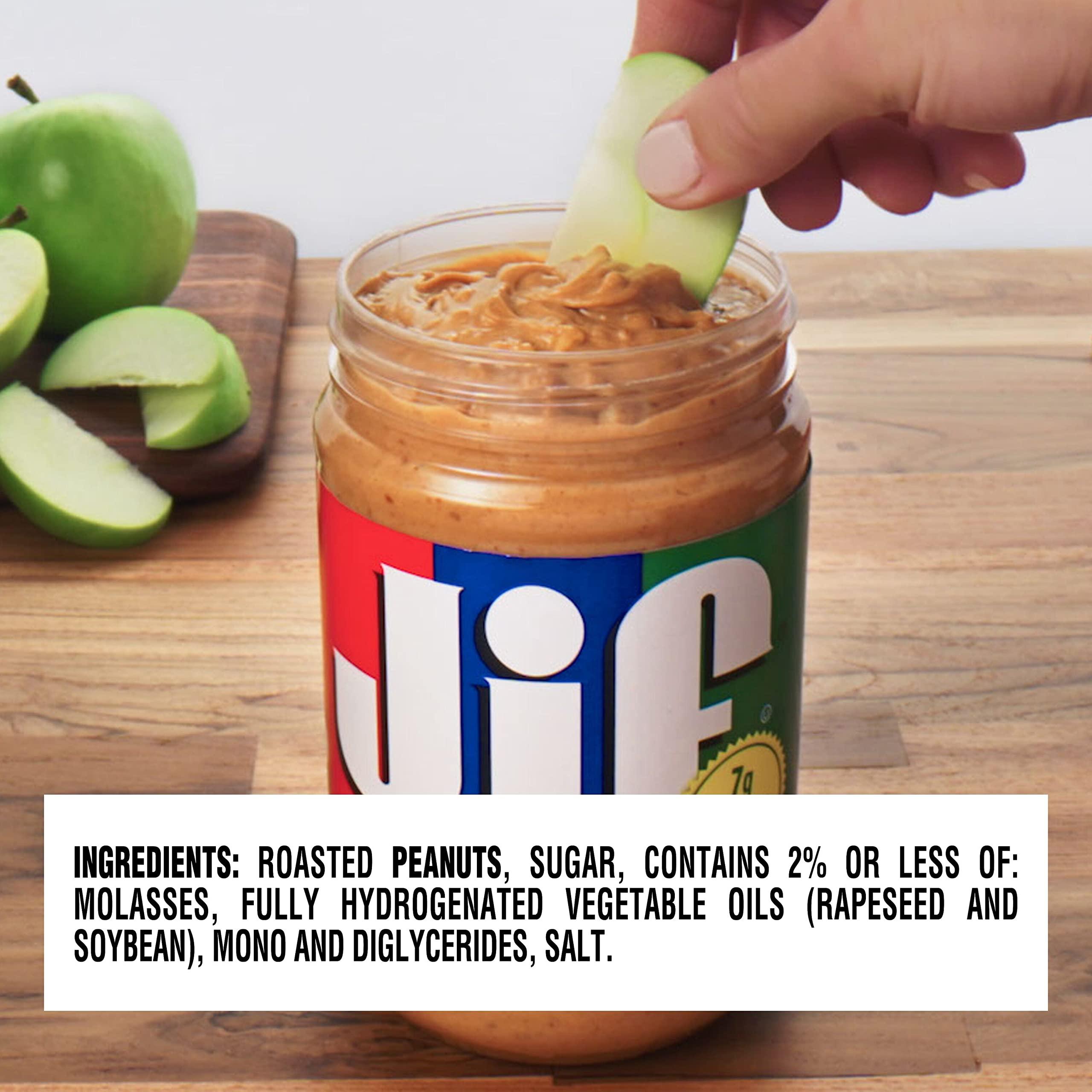 Jif Jif Extra Crunchy Peanut Butter, 40 Ounces, 7g (7% DV) of Protein per Serving, Packed with Peanuts for Extra Crunch, No Stir Peanut Butter