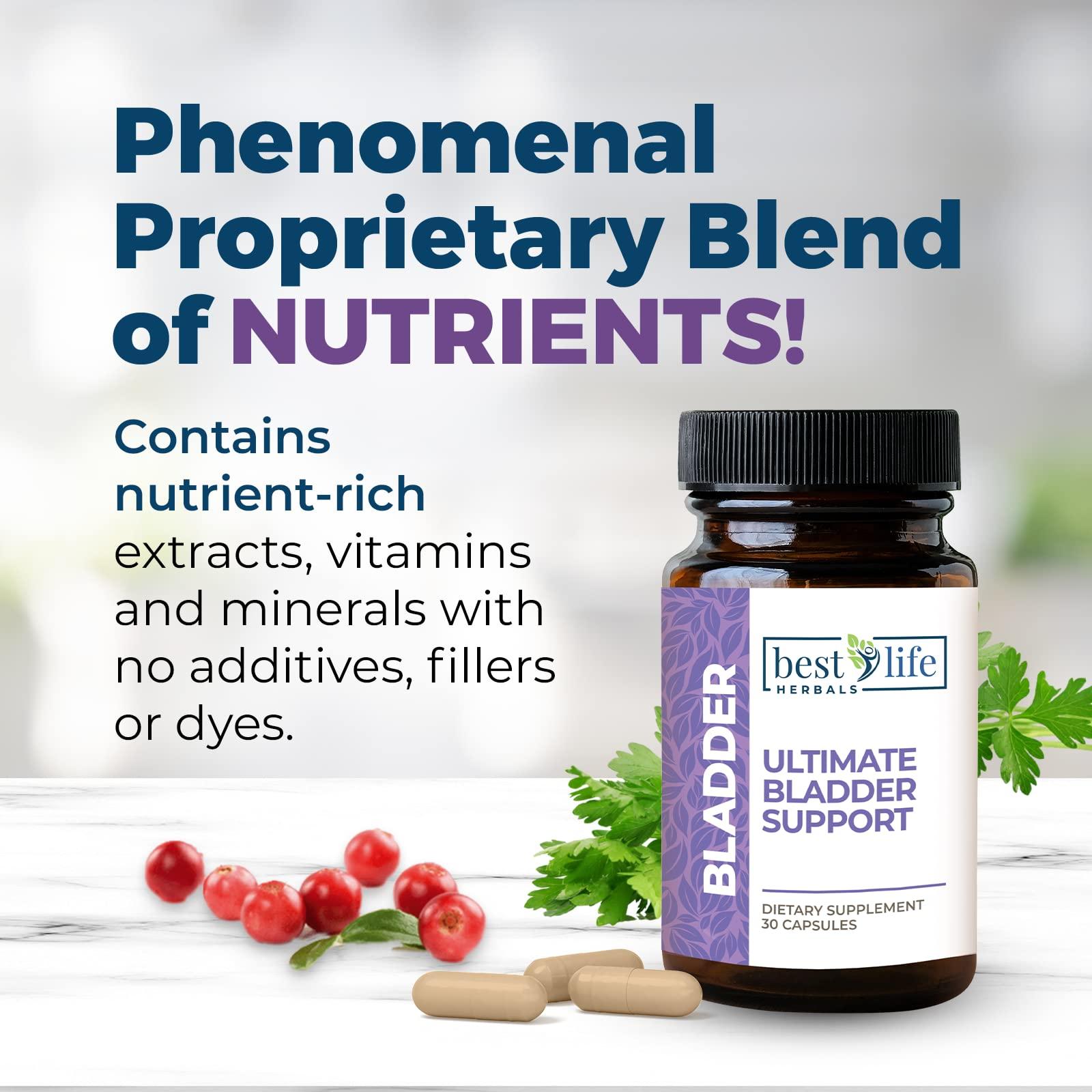 Best Life Herbals Ultimate Bladder Support Dietary Supplement 30 Capsules Restore Your Freedom and Confidence - 6 Bottles