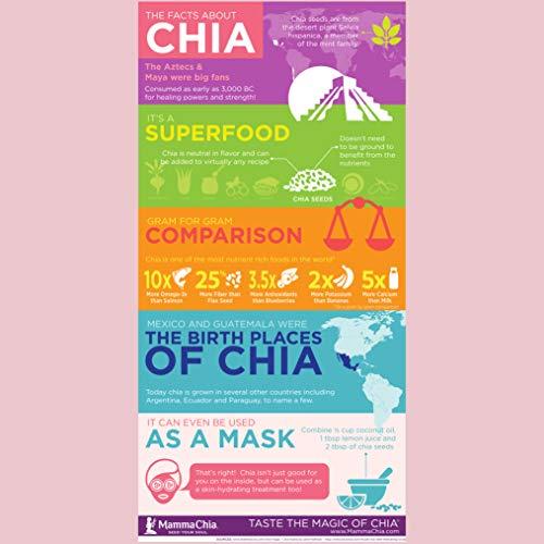 Mamma Chia Mamma Chia Organic Seeds, White, 12 Ounce (Pack of 1). USDA Organic, Non-GMO, Vegan, Gluten Free, and Kosher.