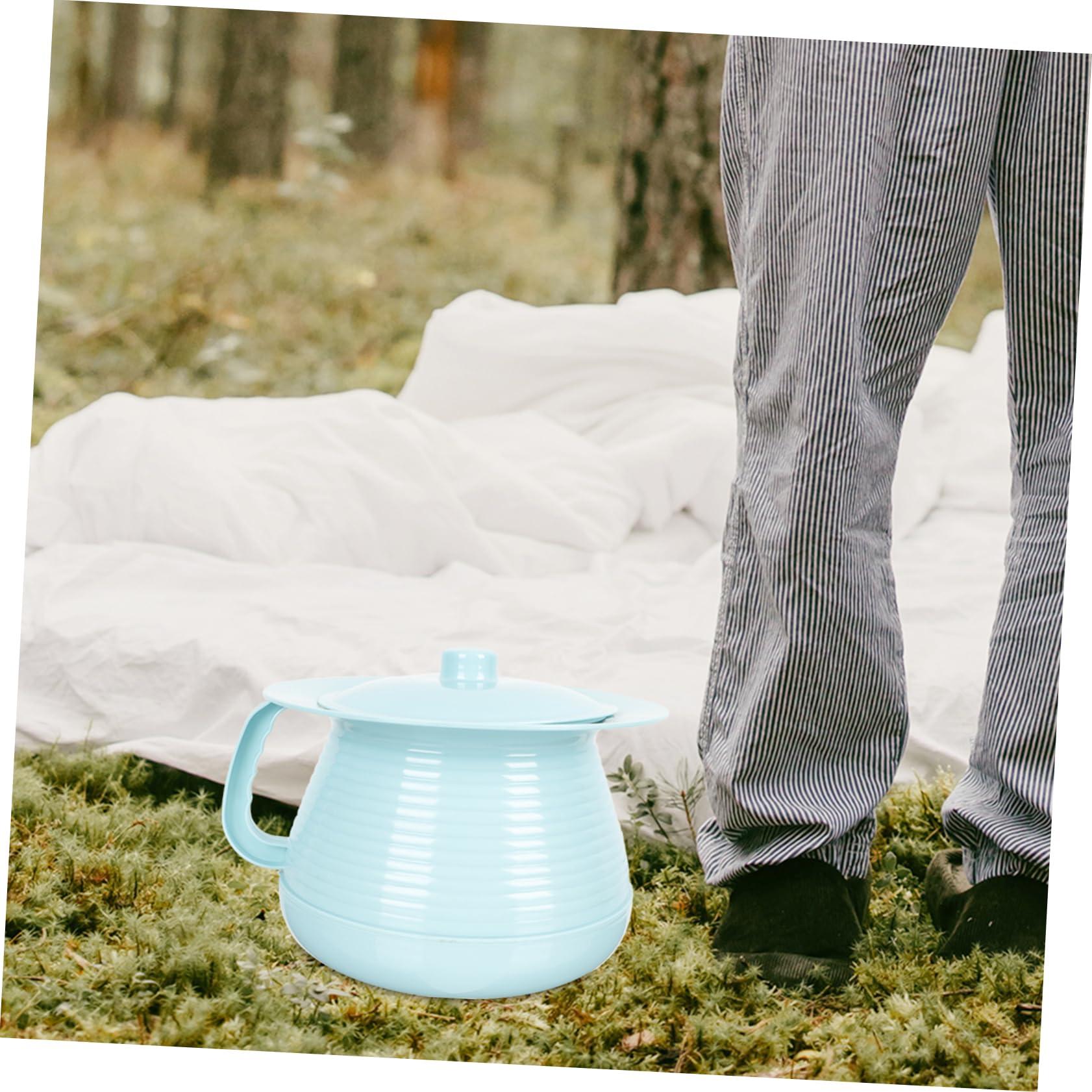 Healeved 1pc Children\'s Potty Urinal Adult Decorative Spittoon Children\'s Domestic Urine Storage Pot Portable Adult Urinal Bottle Night Urine Pot Spittoon with Lid Dustproof Spittoon