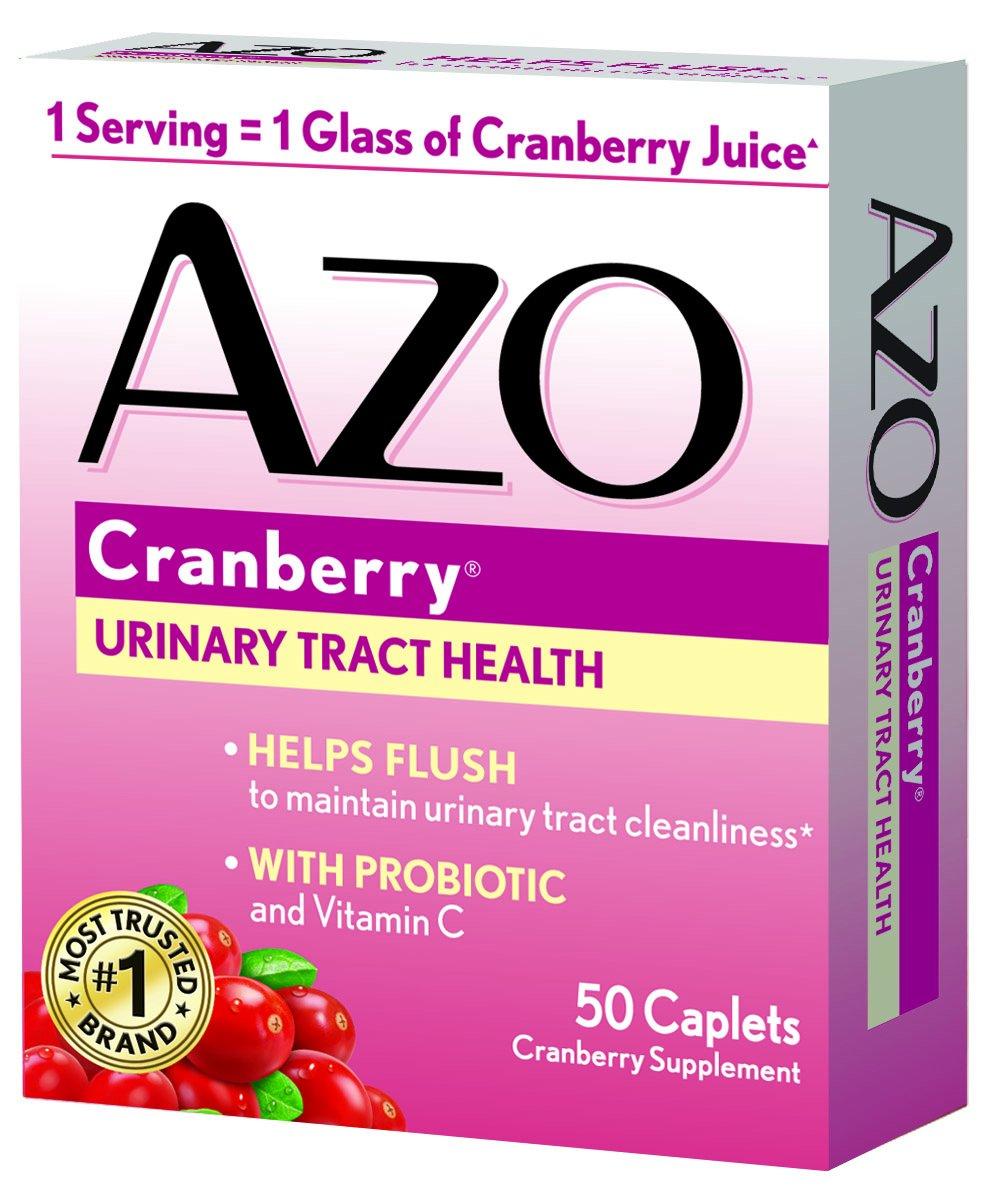 AZO AZO All Natural Concentrated Cranberry Tablets, 50 Count (Pack of 3)