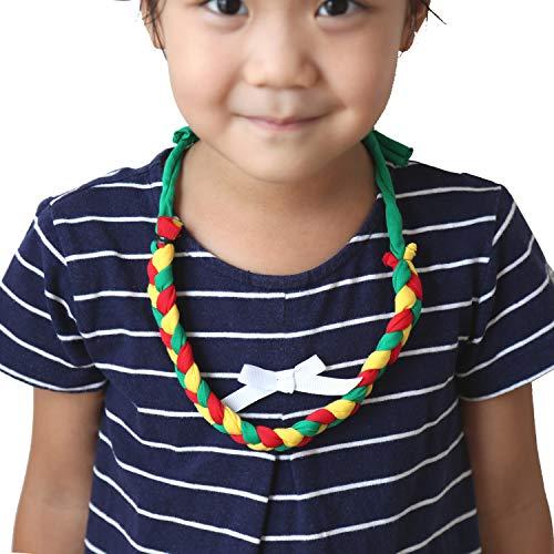 pinklilycare 2 Pack Sensory Chewing Necklace for Autism ADHD Oral Motor Children with Fabric Chew Band Alternative to Chewing Shirts and Clothing