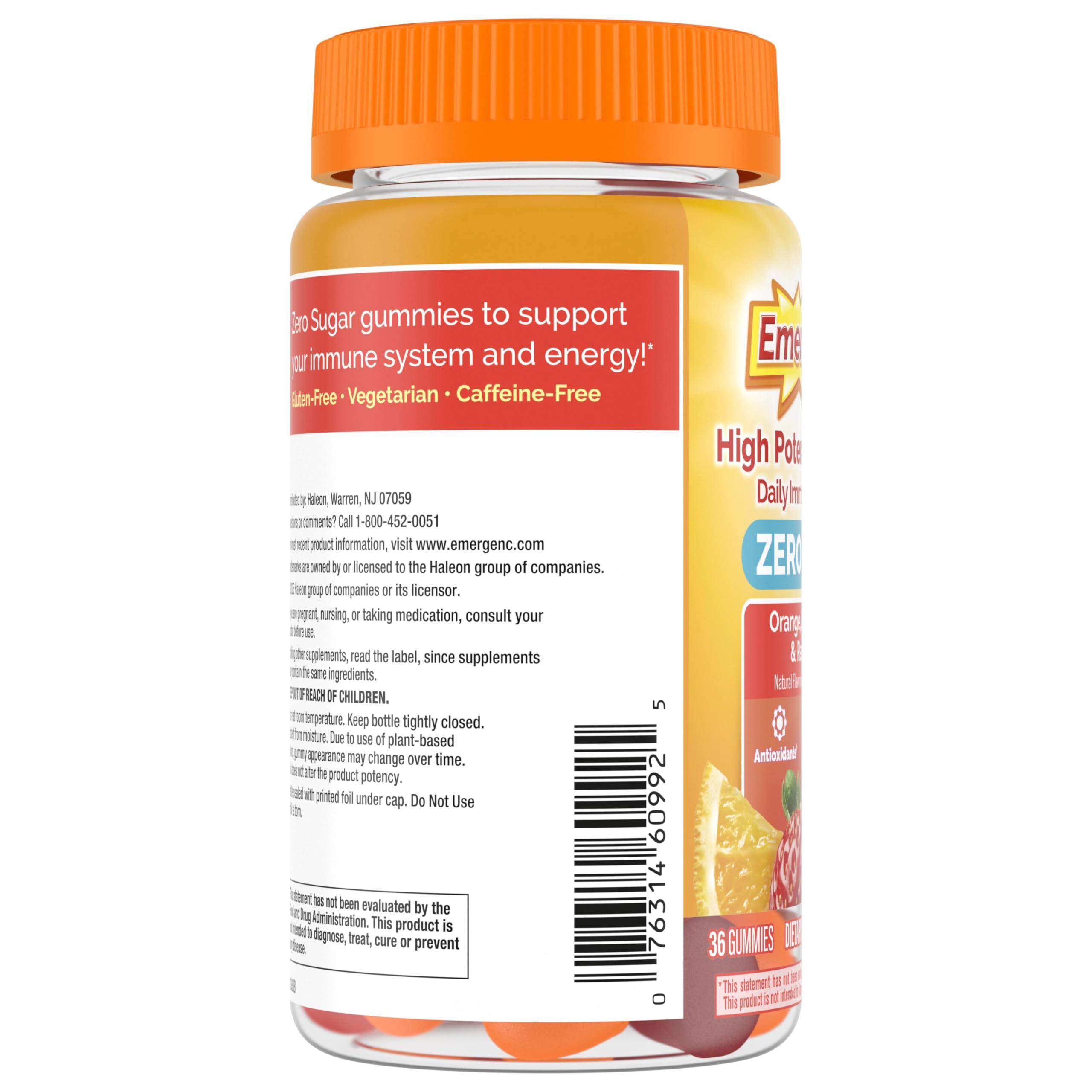Emergen-C Emergen-C Zero Sugar Immune Support Adult Gummies 36 Count