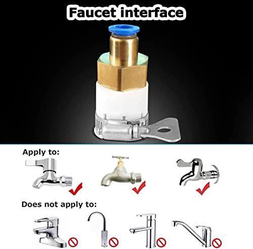 KDLK Water Fed Pole Kit,Water Fed Brush Water Fed Pole Kit, Window Washing Set Equipment Telescopic Extension Pole Cleaning Kit for Window Cleaning, Photovoltaic Panel Cleaning, Trucks (Size : 12FT/3.6M)