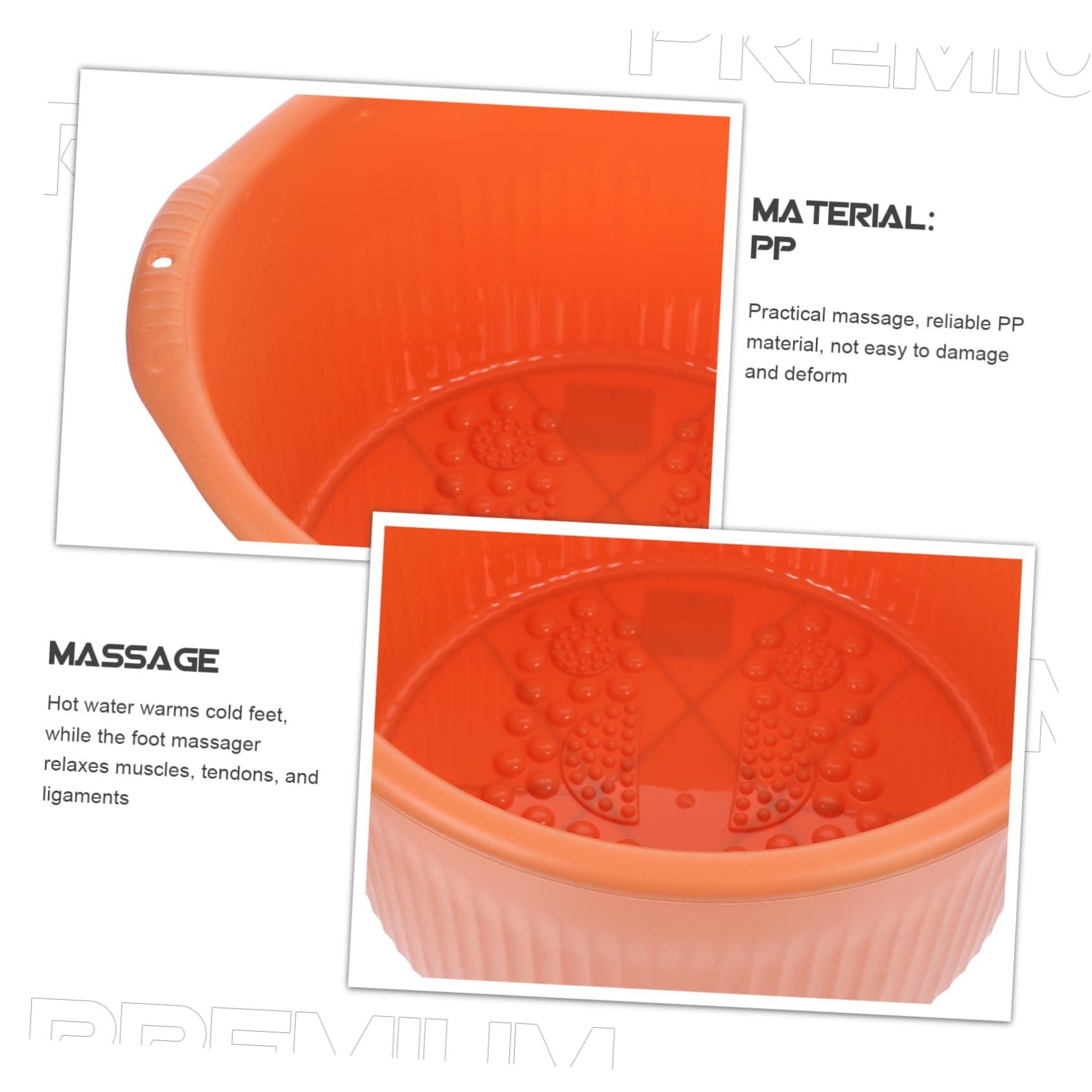 Healifty Foot Soak Bucket Foot Spa Bucket Foot Wash Basin Foot Spa Massager Bucket Foot Soaking Tub for Foot Massage Pedicure Massage Bucket Feet Massager Tub