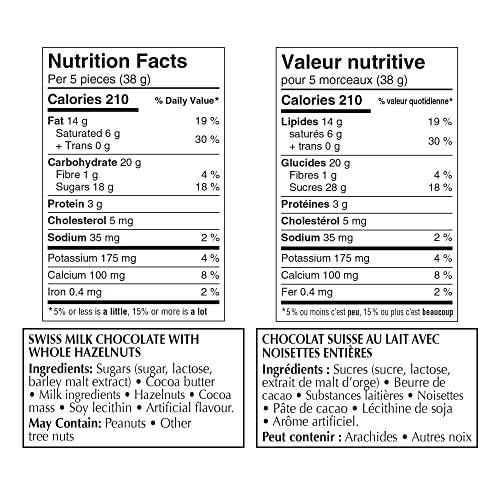 Lindt Lindt Swiss Classic Milk Chocolate With Whole Roasted Hazelnuts - 300g