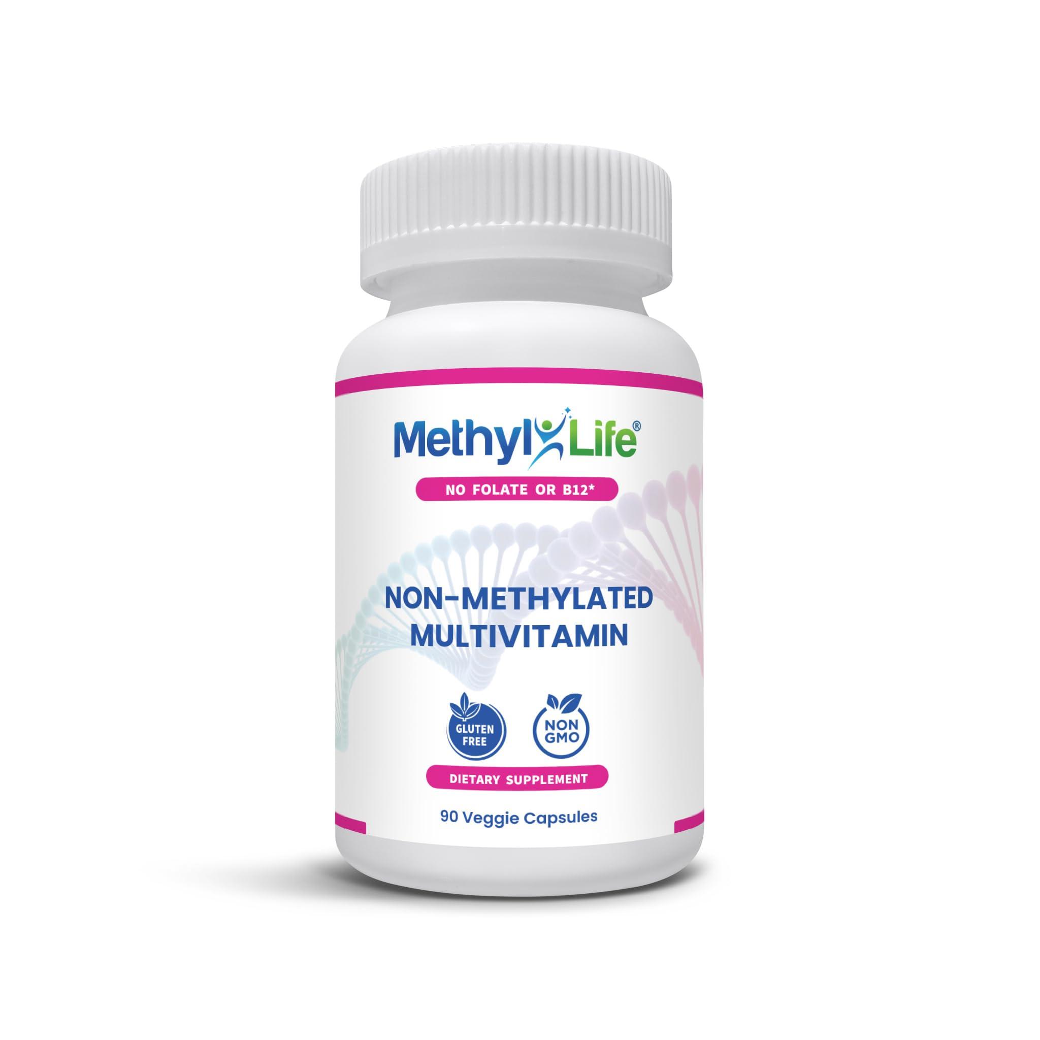 METHYL LIFE RESTORING CELLULAR VITALITY Methyl-Life Non-Methylated Multi-Vitamin 90 Capsules - Vegan, Gluten and Dairy Free