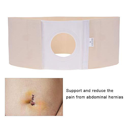 TMISHION TMISHION 3 Sizes Ostomy Belt, Unisex Ostomy Hernia Support Belt Abdominal Binder Brace Ostomy Hernia Belt Stoma Support Wraps for Prevent Parastomal Hernia Stoma Opening(XL)