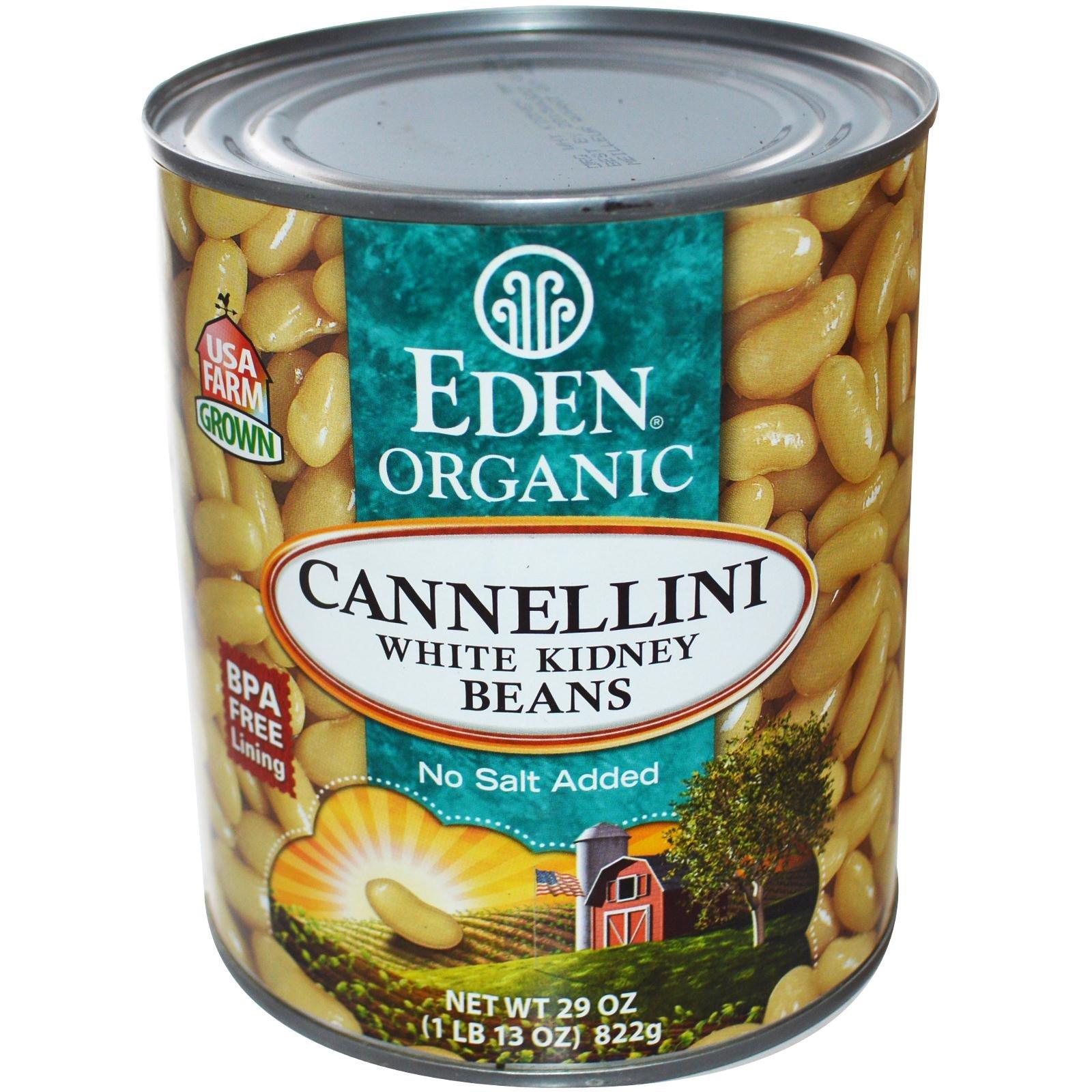 Eden Eden Foods - Organic Cannellini White Kidney Beans - 29 oz.