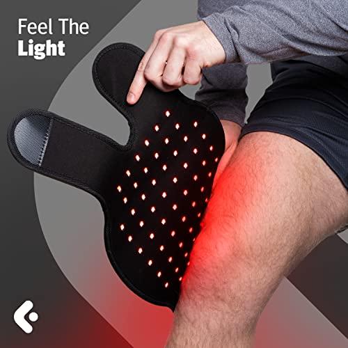 CURALIGHT CURALIGHT Red Light Therapy for Joints - LED Infrared and Red Light Therapy Belt for Joint, Knee and Elbow. Pain Reliever Red Light Joint Therapy Equipped. Rechargeable with Powerful LEDs 660nm 850nm