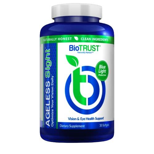 BioTrust BioTrust Ageless Sight, Blue Light Protection, Promotes Optimal Eye Health, Visual Performance and Brain Health, Support for Digital Eye Strain, Non-GMO, Gluten-Free, 30 Soft gels
