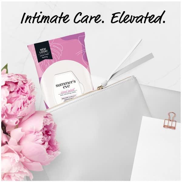 Summer\'s Eve Summers Eve Island Splash Refreshing Daily Feminine Wipes, Removes Odor, pH balanced 32 Count (Pack of 6)