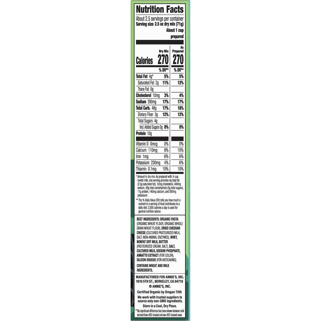 Annie's Homegrown Annie\'s Farm Friends Pasta Shapes and Cheddar Macaroni and Cheese Dinner with Organic Pasta, 6 oz (Pack of 12)