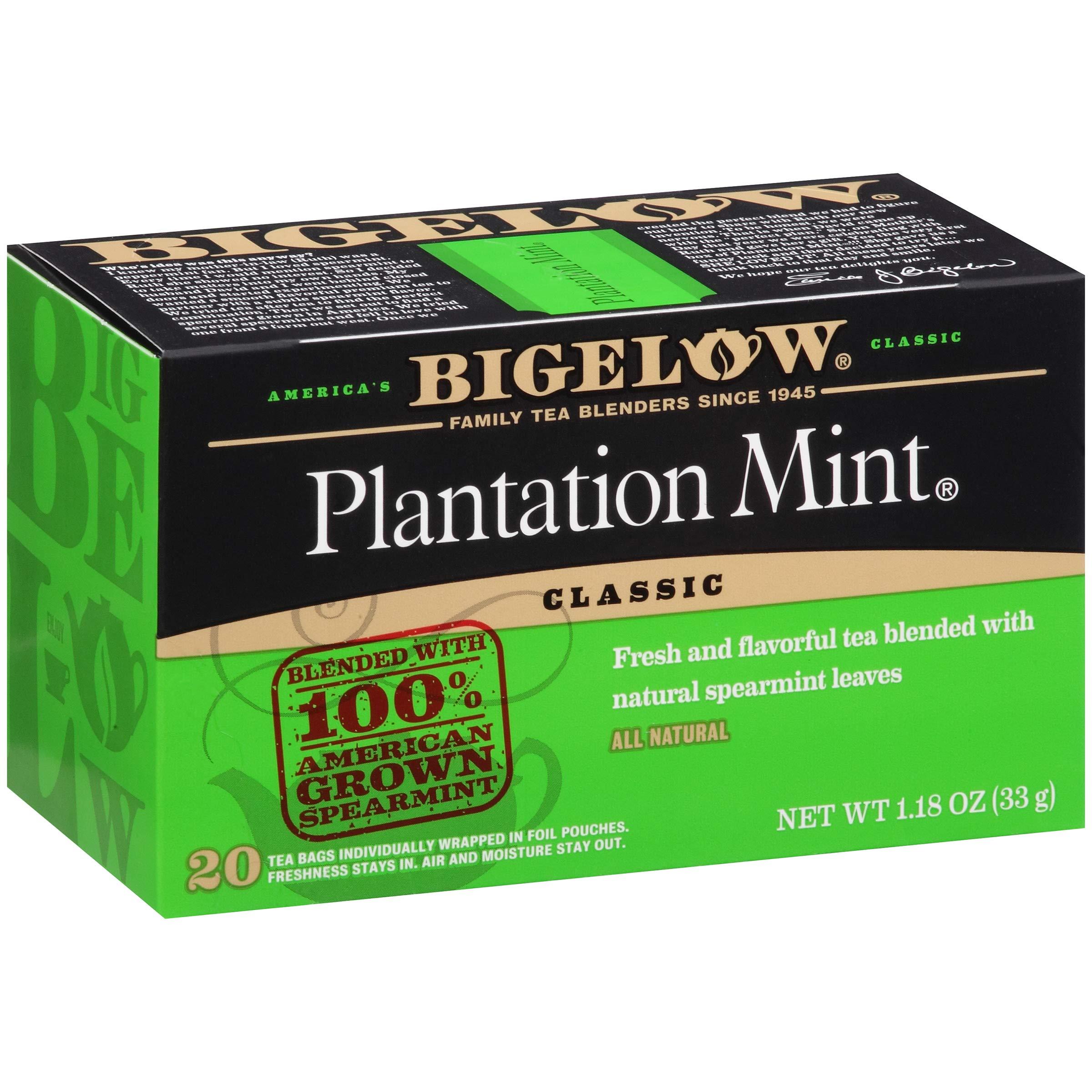 Bigelow Tea Bigelow Tea Perfectly Mint Black Tea (Pack of 6) and Mint Medley Herbal Tea (Pack of 6)
