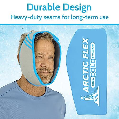 Arctic Flex Arctic Flex Gel Replacement Packs - Gel Ice Packs Reusable for Face Ice Brace - Hot and Cold Gel Ice Pack for Injuries, Pain Relief, Swelling - Flexible Therapy Compression Wrap - Athletic, Women, Men
