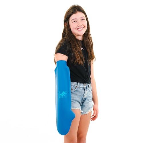 BLOCCS BLOCCS 100% Waterproof Cast Cover for Shower Arm Kids- Swim on Vacation, Shower & Bathe. Durable Child Arm Cast Protector for Shower or Swimming - #CA79-L - Child Arm (Large)