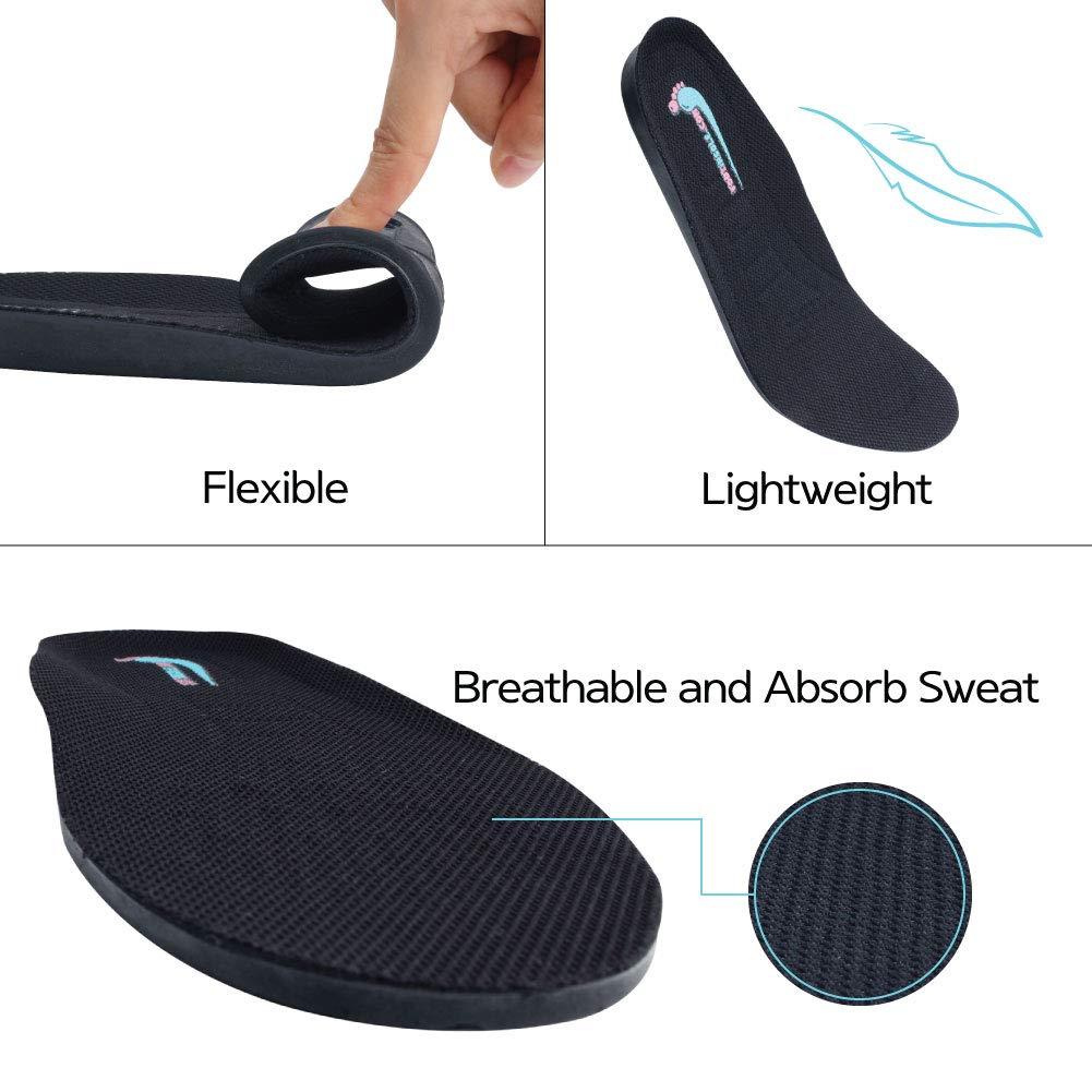 FOOTINSOLE.COM Height Increase Insole, Shoe Lift for Men Elevated Cushioned Inserts and Arch Support Comfort Insoles to Make You Taller (0.4\" UP (US Men\'s 7-11))