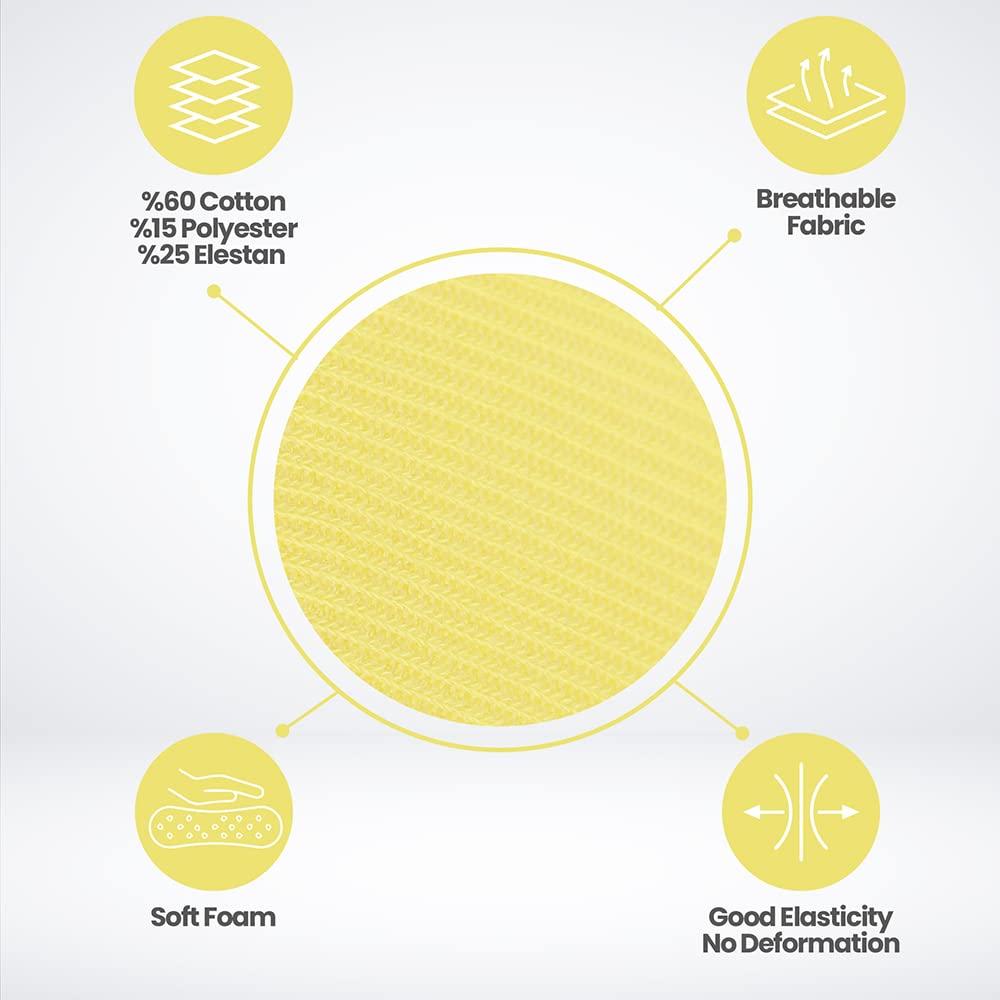 Ritmic RITMIC Neck Support, Soft Foam Neck Brace for Neck Pain, Foam Filled Cervical Collar, Aligns Stabilizes Vertebrae, Adjustable Neck Support for Sleeping, TV, PC and Office, Suitable for Men and Women