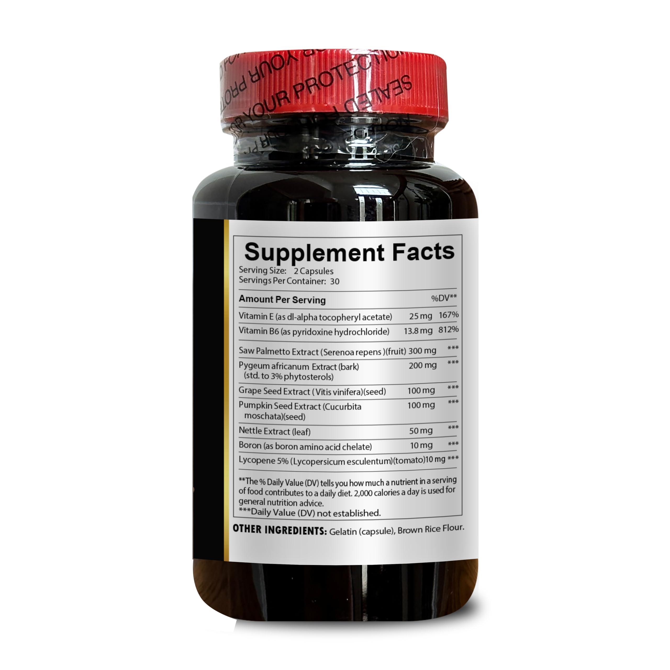 OLANTA TRADE SOLUTION prostate supplements for men - PROSTATE COMPLEX - Prostate wellness, Prostate health vitamins, prostate and urinary health supplement, prostate defense supplements for men - 2 Bottles