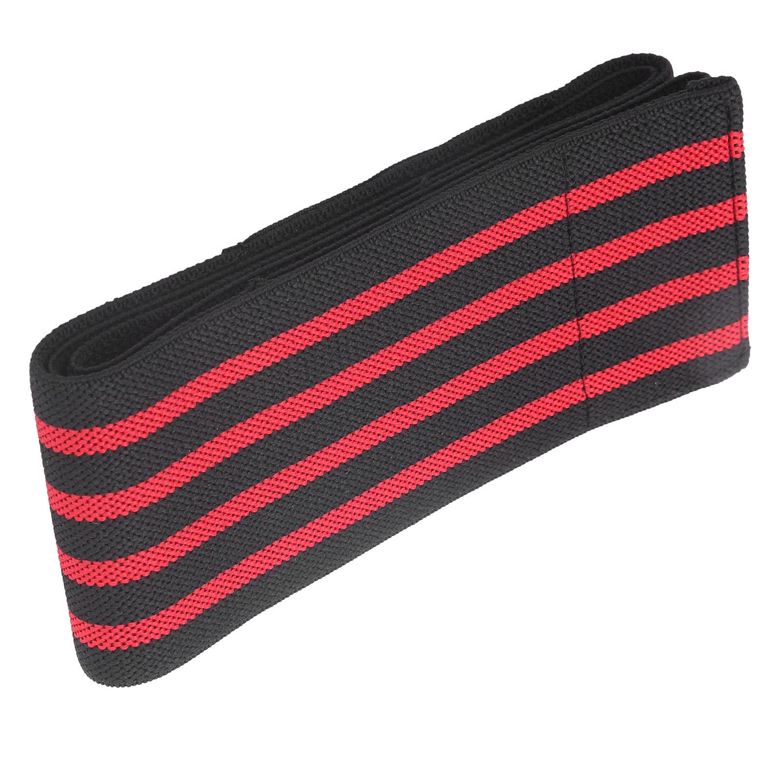 Flbirret Flbirret Adjustable Elbow Support Brace for Sports and Injury Recovery - Breathable and Elastic Compression Bandage for Tennis and Golfers Elbow Pain Relief(Black and Red Stripe)