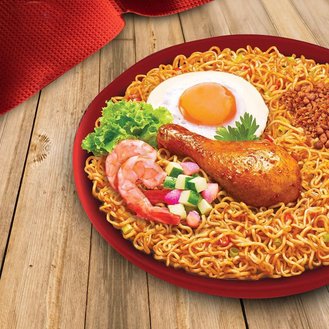 Wingsfood Sedaap Mi Sedaap - Authentic Indonesian Instant Noodles, Halal Certified, Perfect for Quick and Flavorful Meals | 3 OZ (Pack of 5, Mie Goreng (Fried Noodle Flavor))