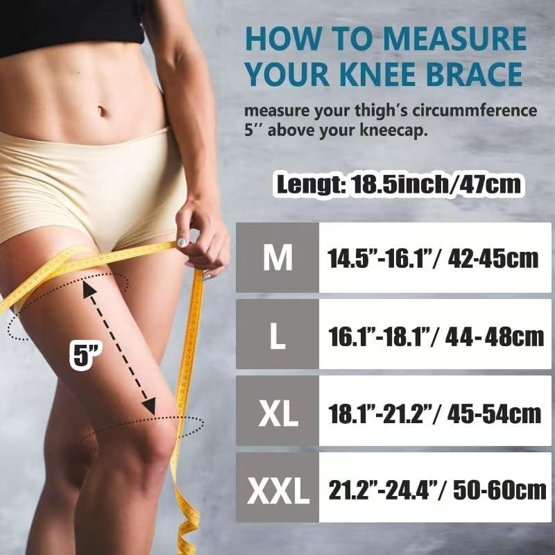 nove-1 Flytex Full Leg Compression,Flytex Knee Compression Sleeves,Flytex Summer Compression Sleeves V2 for Knees and Legs(2PCS,XL)