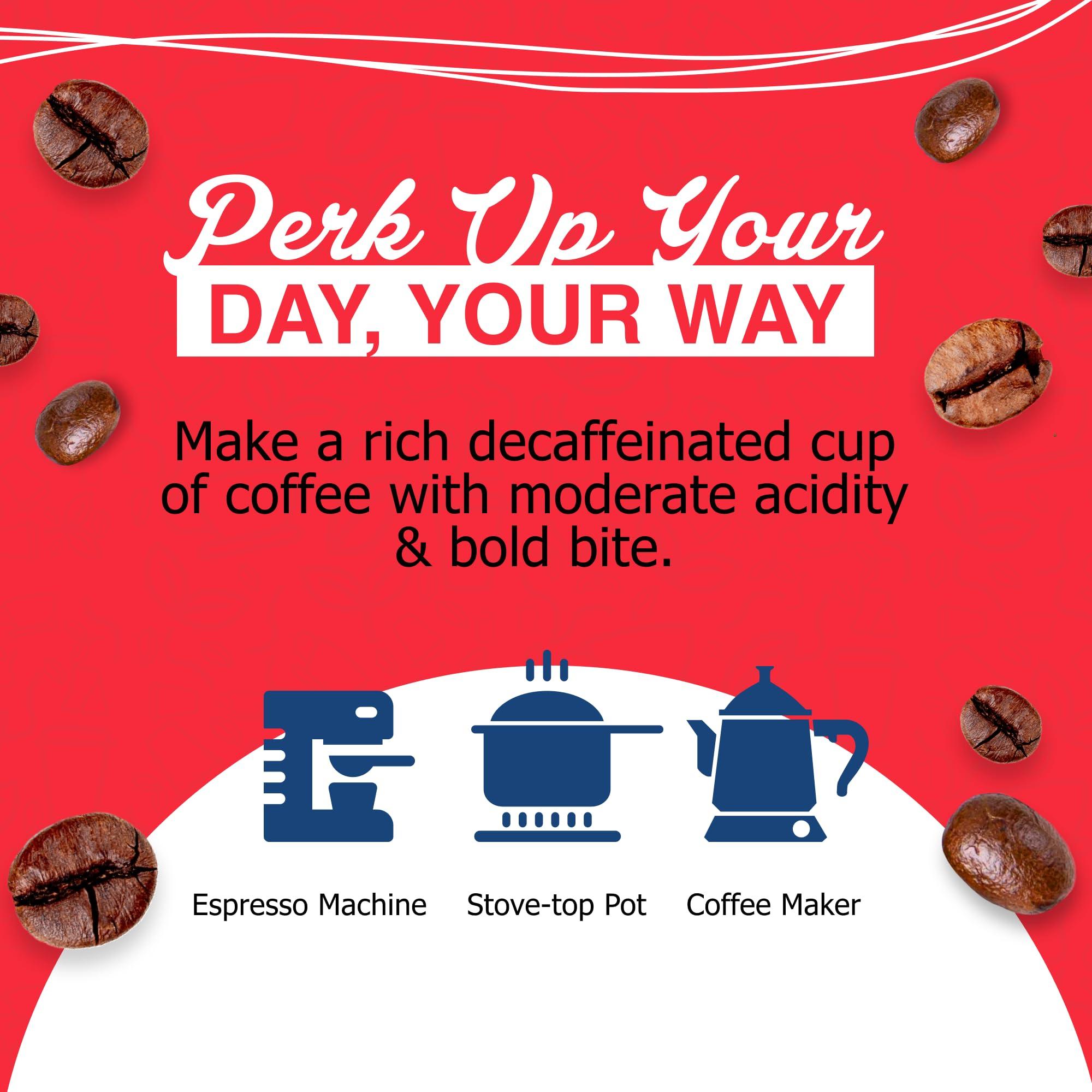 CAFE AROMA Caf Aroma Dark Roast Espresso Ground Coffee, Authentic Cuban Style Coffee, Vacuum Sealed, Ground Espresso Beans, 6 oz (4-Pack)