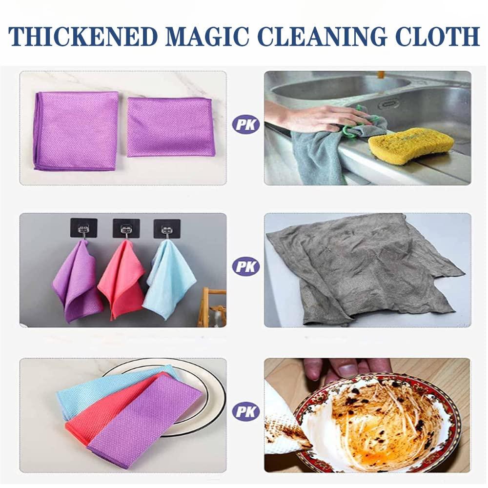 KCRPM KCRPM Shiny Wipes-Shiny Wipes Cleaning Cloths, 2023 New Fish Scale Cleaning Cloth, Nanoscale Streak Free Miracle Cleaning Cloths, Reusable Lint Free Fish Scale Cloth for Glass (10Pcs,12inch*16inch)