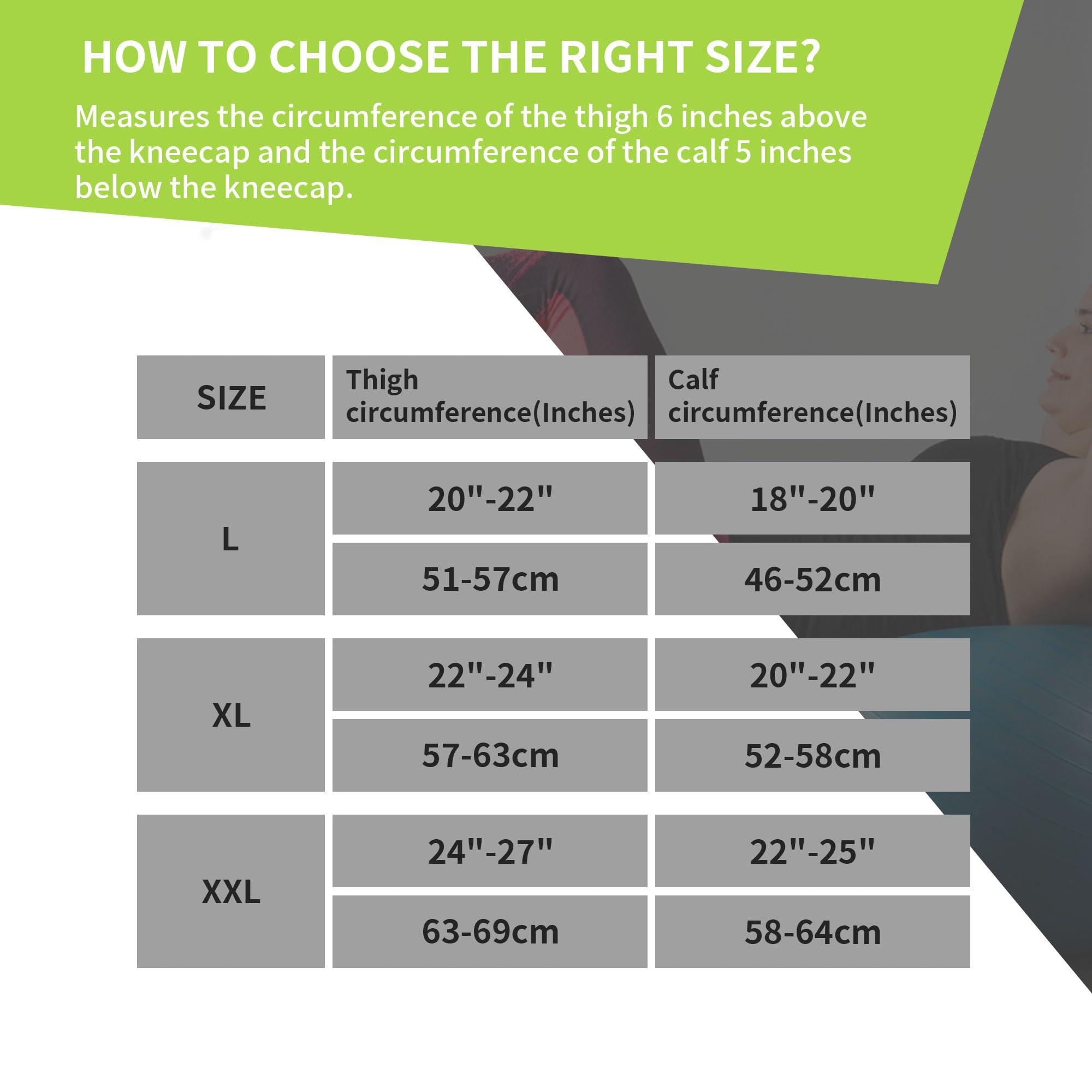 FocuBoody FocuBoody Adjustable Hinged Knee Braces With Dual Side Hinges Open Patella, Stable Support of The Knee, Pain Relief (L)
