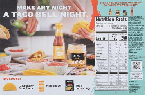 Taco Bell Taco Bell Crunchy Taco Dinner Kit (12 Count per Box) (Pack of 4)