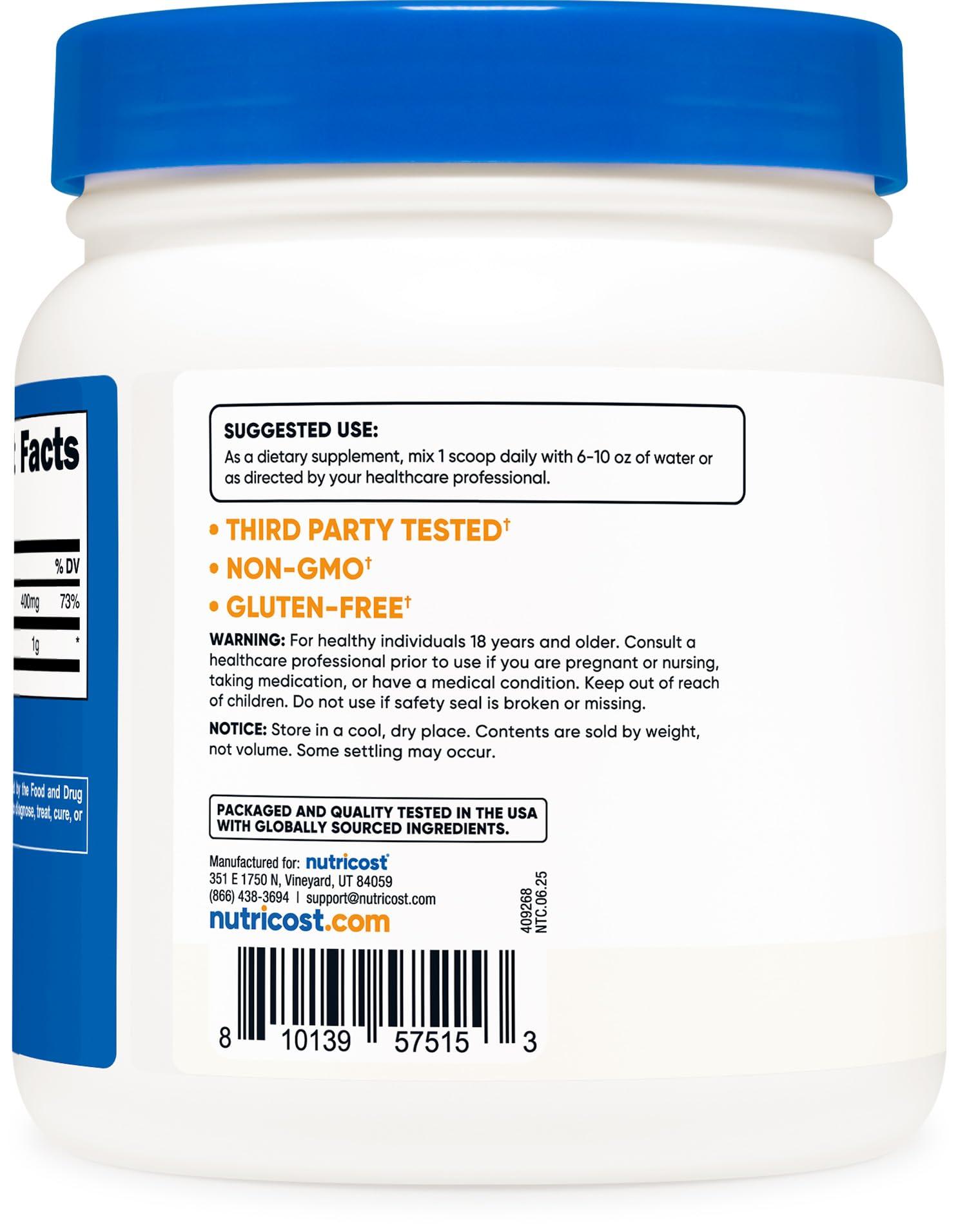 Nutricost Nutricost Pure Choline Bitartrate Powder 500 Grams