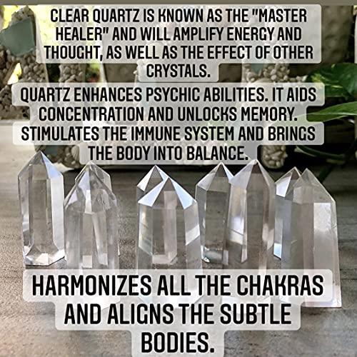 Roxxy Crystals Large Clear Quartz. Natural Himalayan Tibetan High Altitude Raw 6 Sided Point Crystal Obelisk. High Purity Clear Quartz Point. Reiki Healing