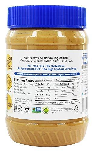 Peanut Butter & Co. Smooth Operator Peanut Butter Natural Creamy Peanut Butter - 16 oz. (48 Pack)