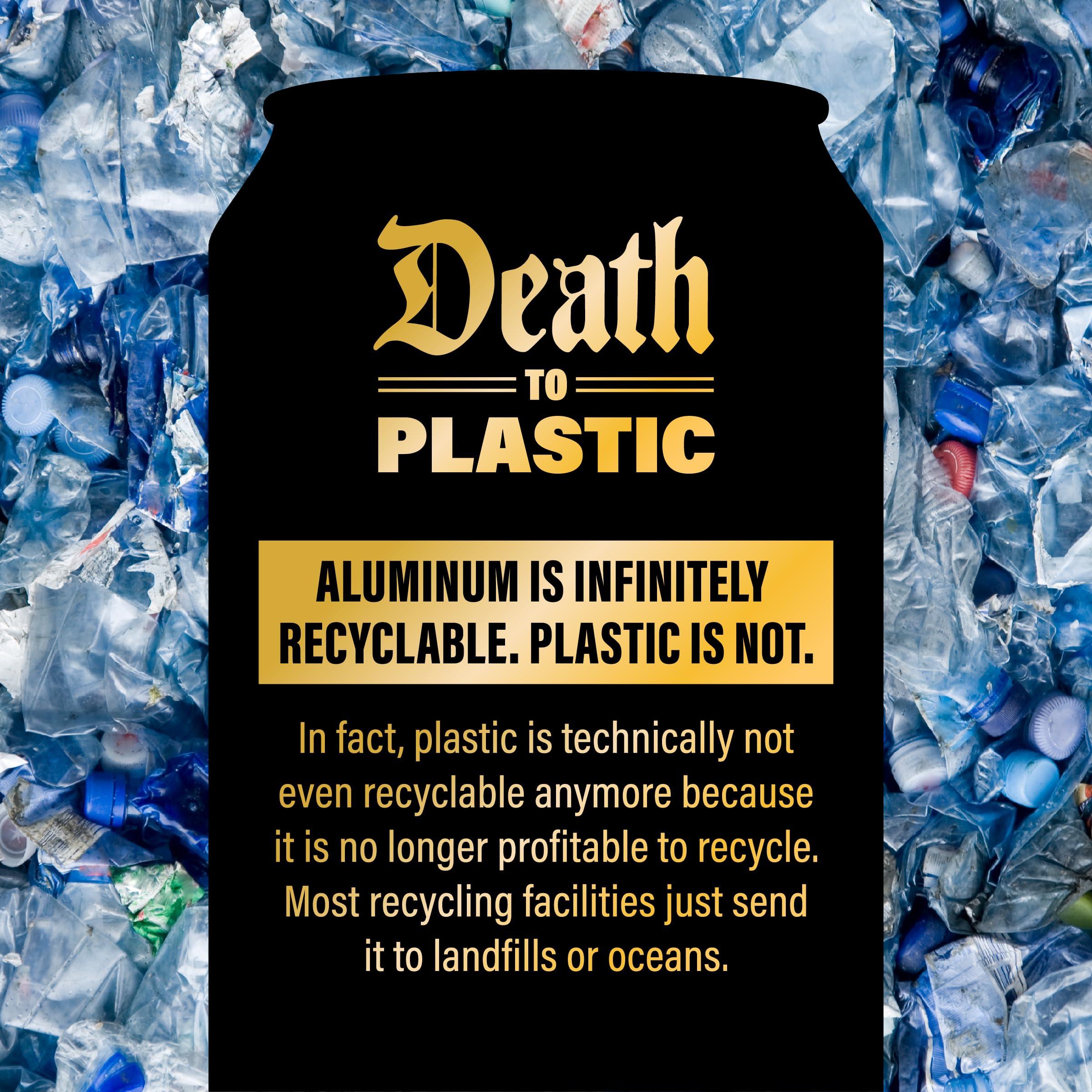 Liquid Death Liquid Death, Dead Billionaire Iced Tea, 8-Pack (King Size 19.2oz Cans), Half Lemonade Half Black Tea Sweetened With Real Agave, B12 & B6 Vitamins, Low Calorie & Low Sugar