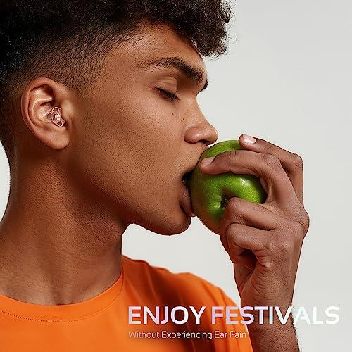 Mumba High Fidelity Concert Earplugs, Reusable Musicians Ear Plugs, 24dB Advanced Filter Technology Ear Protection for Music Festivals, DJs, Musicians