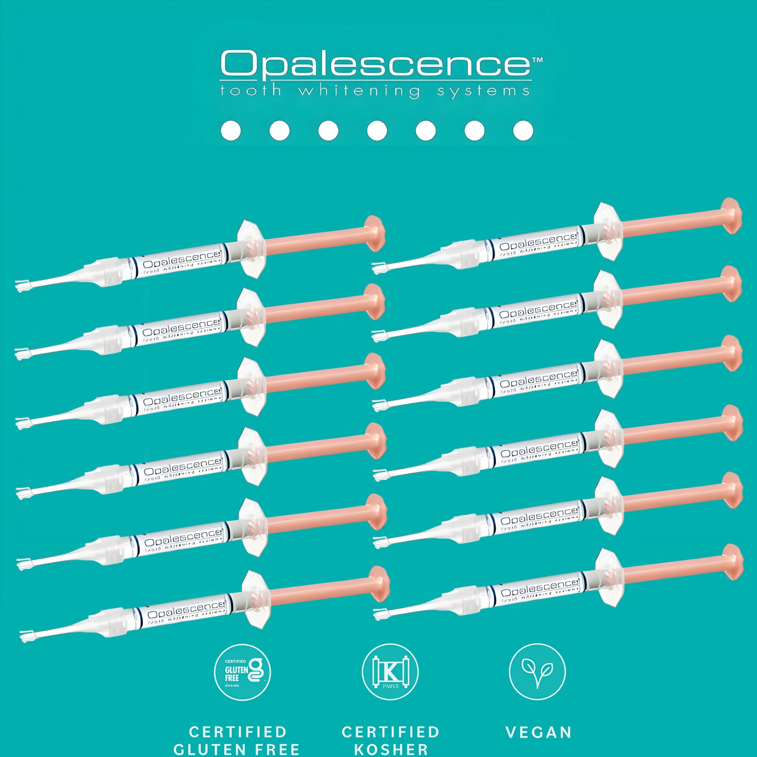 Opalescence Opalescence 35% with PF Gel Syringes Teeth Whitening Refill Kit - 6 Packs / 12 Syringes, Carbamide Peroxide, Melon Flavor by Ultradent 5404-6