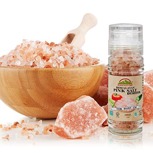 Himalayan Chef Himalayan Chef Pink Salt Refillable Grinder-Kosher & Natural Certified Himalayan Salt-Excellent Bath Salt 3.53 Oz Each - (Pack of 6)