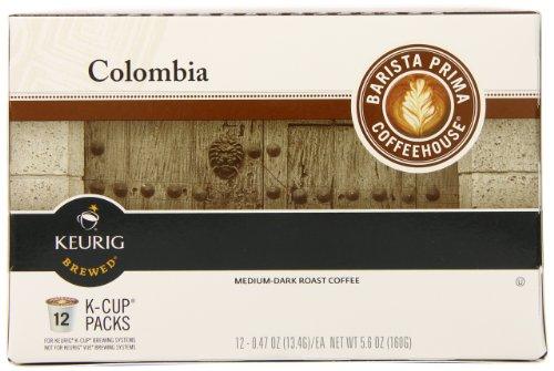 Keurig Barista Prima Coffeehouse Coffee, Keurig K-Cups, Colombia, 72 Count