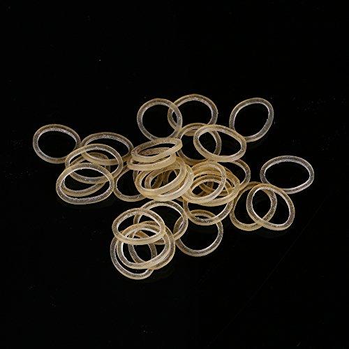 Angzhili 10 Bag Dental Orthodontic Rubber Bands Orthodontic Elastic Orthodontic Supply 3.5 Oz (3/8")