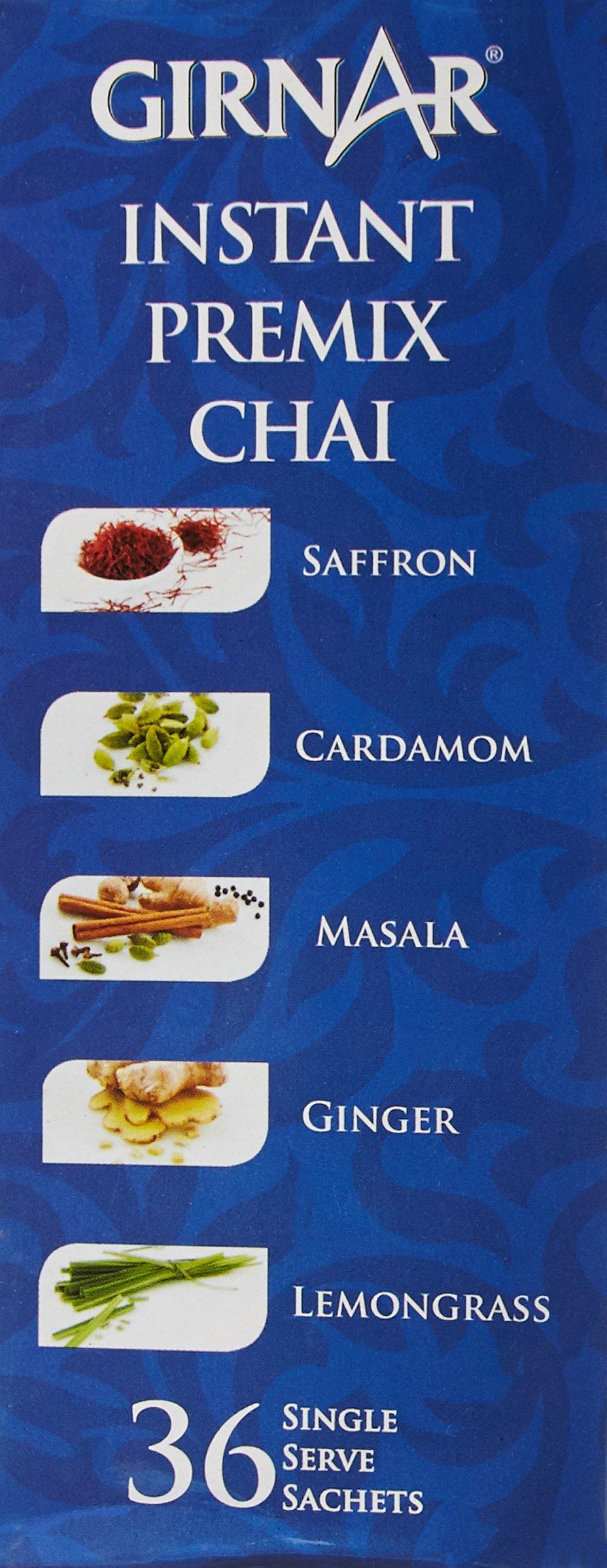 GIRNAR Girnar Instant Tea Premix Variety Pack, 36 Sachets