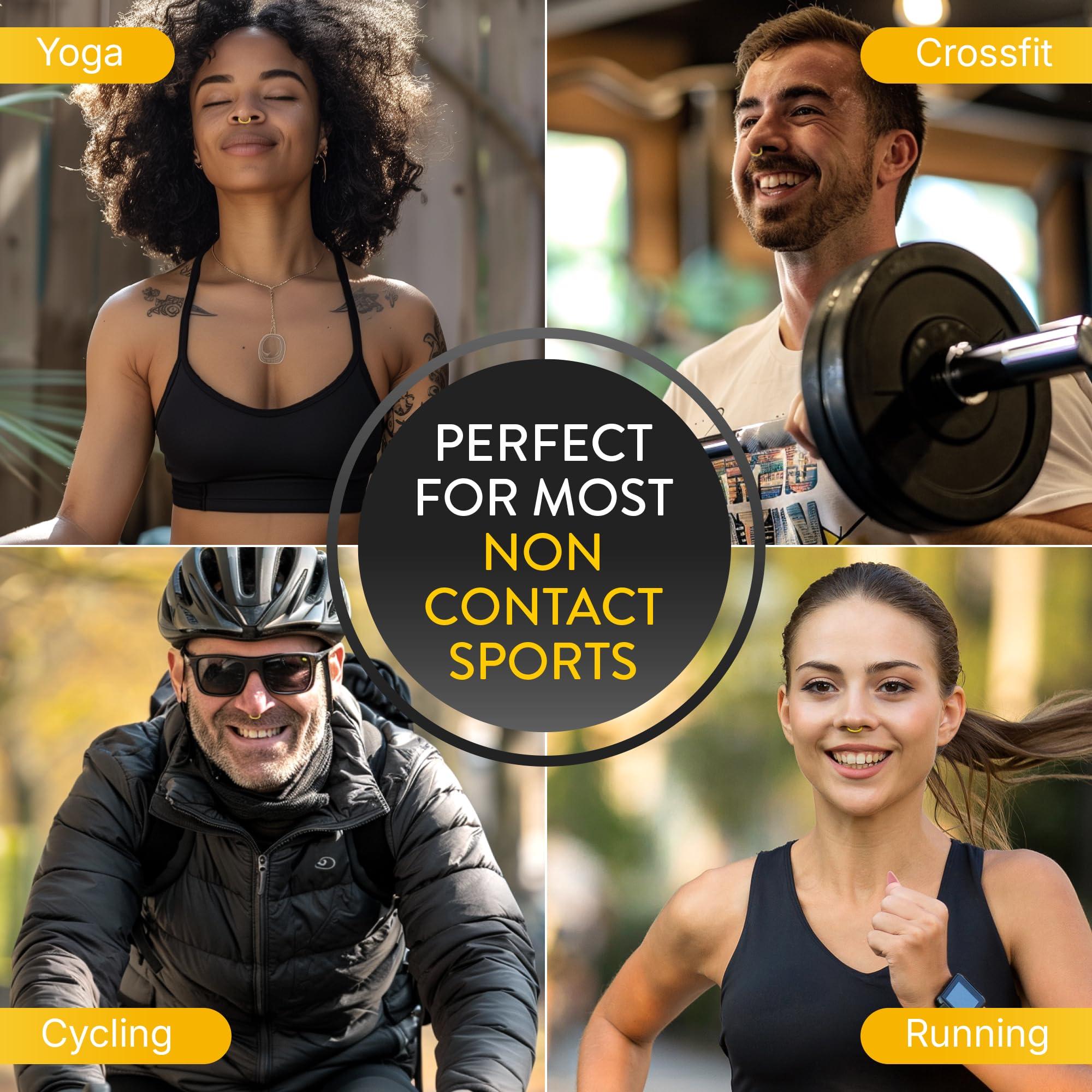 Rhinomed Limited Rhinomed Turbine Nasal Dilator for Athletic Breathing - Trial 3pk - Adult Stocking Stuffers - Improves Airflow During Exercise - Nasal Dilators for Exercise - Internal Nasal Dilator - Lightweight