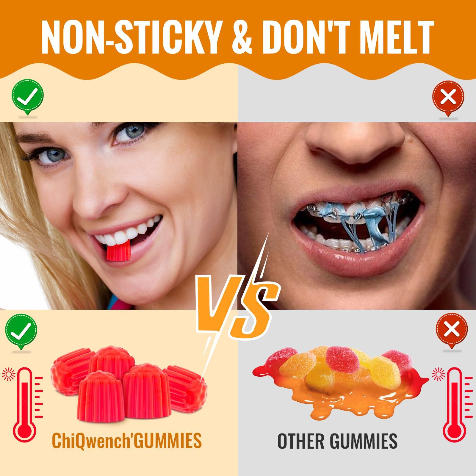 ChiQwench Cholesterol Supplements with 1500 Mg Plant Sterols & Stanols, Cholesterol Support Gummies, Cholesterol Complex Gummies, Maintains Normal Levels, Mixed Berry Flavor, 60 Count