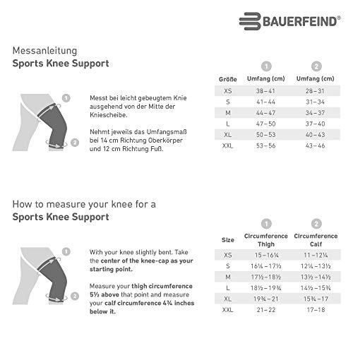 Bauerfeind Bauerfeind Sports Knee Support - Knee Brace for Athletes with Medical Grade Compression - Stabilization and Patellar Knee Pad (Rivera, M)