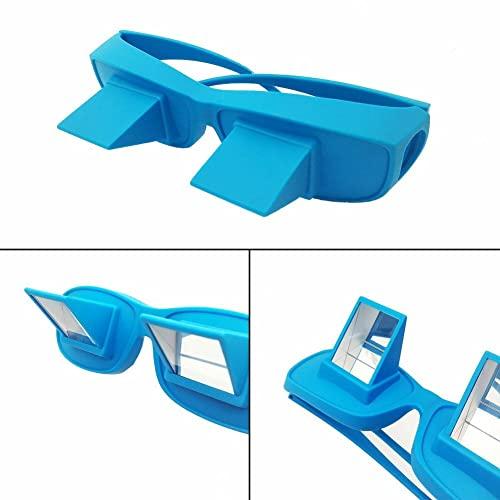 FveBzem FveBzem Prism Glasses Lazy Glasses Bed Prism Spectacles Horizontal Eyeglasses Lazy Readers for Reading/Watching TV Lying Down in Bed/Sofa, 90 Degree, Myopia Presbyopic usable, Unisex, Pain Relief