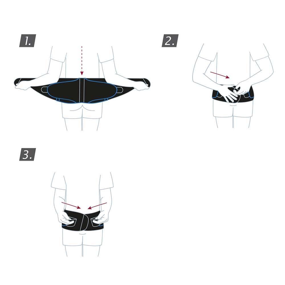 Actimove Actimove Sports Edition Back Support | Back Brace with 4 Stays, Adjustable, Double Layer Compression for Acute & Chronic Back Pain, Lumbar Strains, Muscular Insufficiency | Black, X-Large