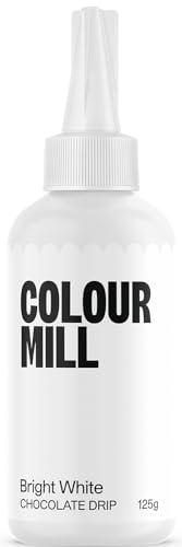 Colour Mill Colour Mill Chocolate Drip Easy-Melt Drizzle for Desserts, 125 Grams Bright White