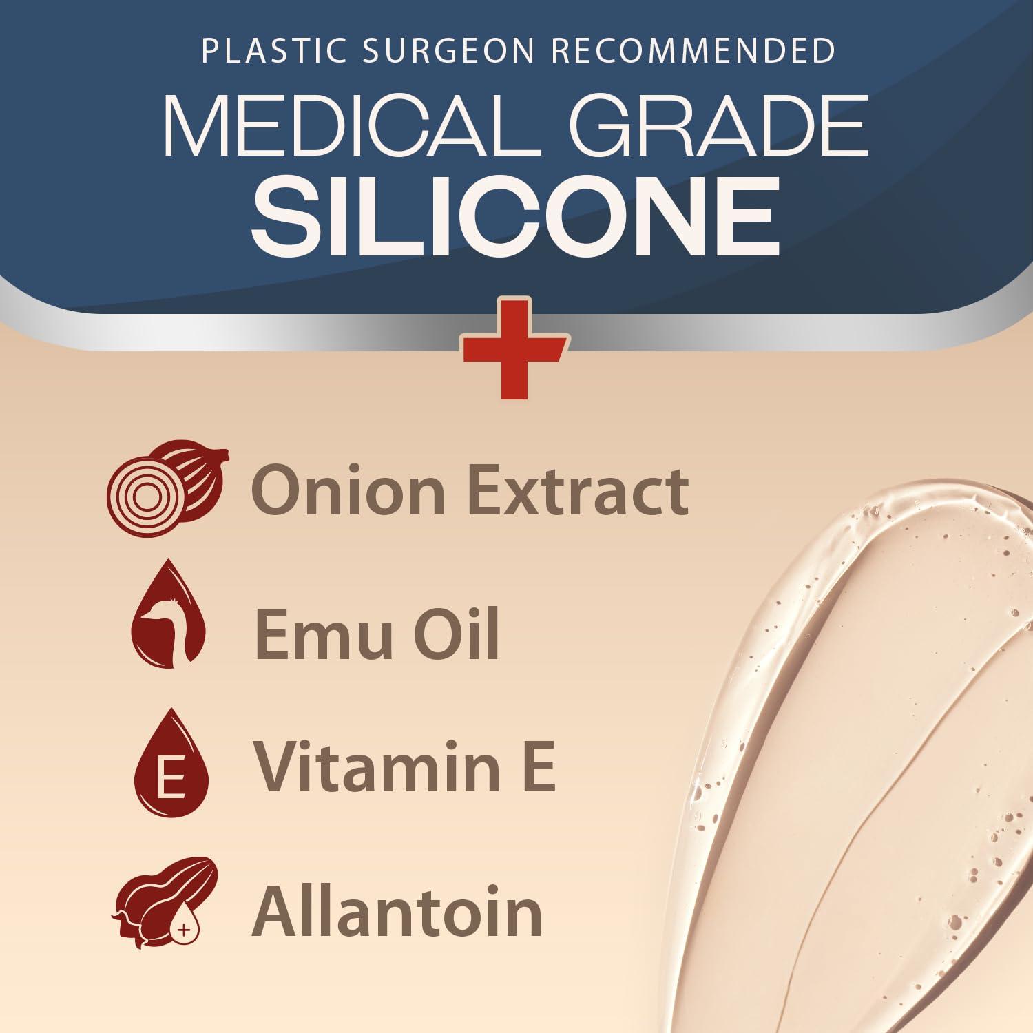 Ebanel Ebanel Advanced Silicone Scar Gel with Allantoin, Emu Oil, Vitamin E and Onion Extract, Medical-Grade Cream for Old & New Scars from Surgeries, C-Section, Injuries, Burns, Keloids & More